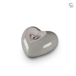 Medium Urn Grijs Hart