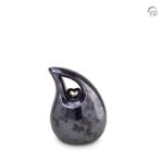 Mini Urn Keramische Zwartblauw