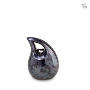 Mini Urn Keramische Zwartblauw