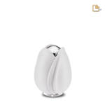 Mini Urn Tulp Wit