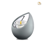 Mini Urn Traan Kaarshouder Grijs Zilver