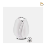 Mini Urne Tulp, Tulp Urn Wit