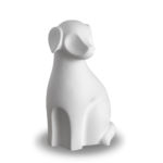 Witte Porseleinen Hond