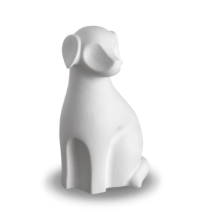 Witte Porseleinen Hond