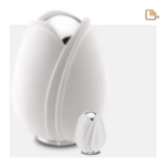 Witte Tulp Mini Urn, Mini Urtje Witte Tulp, Tulpen Urnen