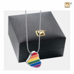 Zilveren Ashanger Regenboog, Zilveren Asjuweel Regenboog, Zilveren Gedenksieraad Regenboog