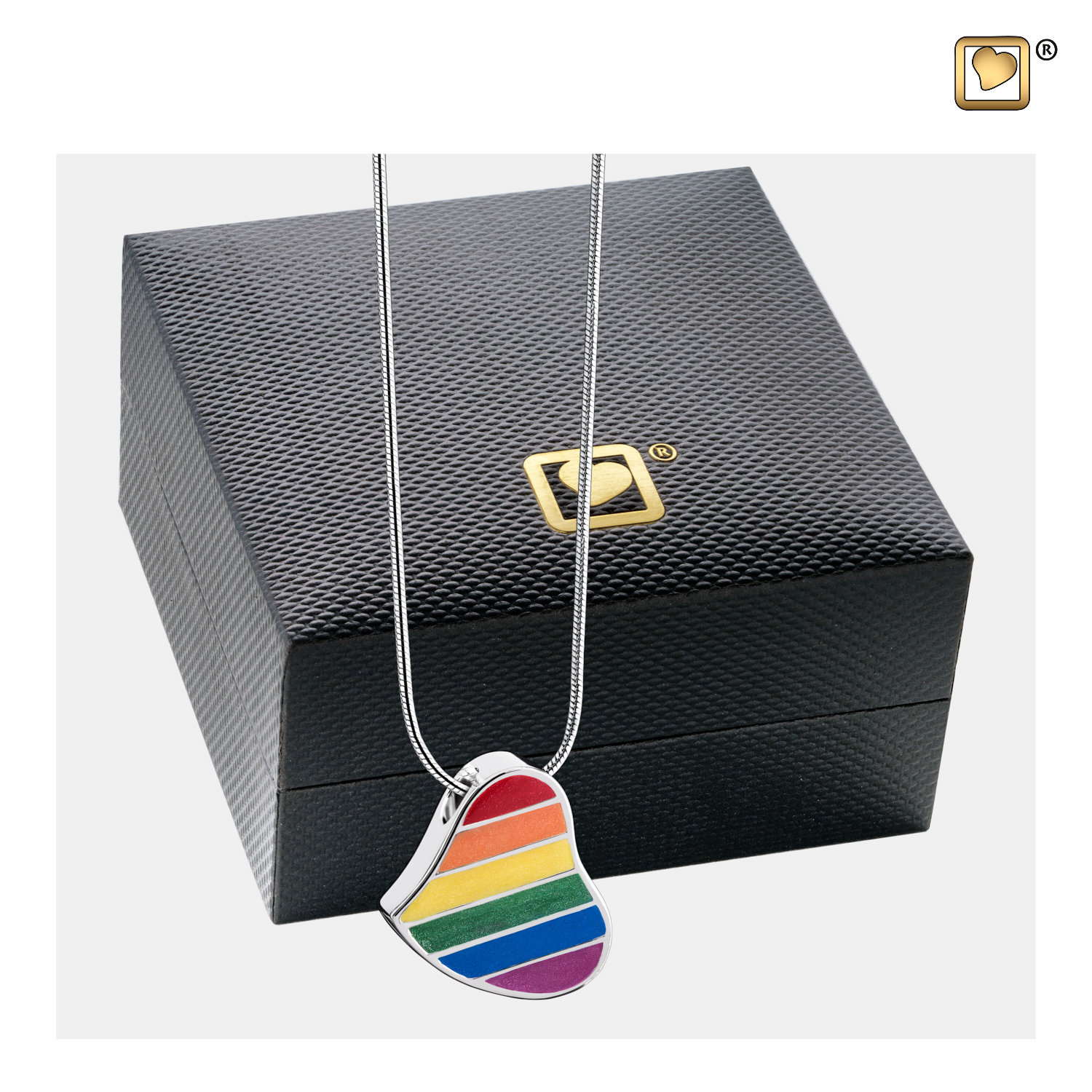 Zilveren Ashanger Regenboog, Zilveren Asjuweel Regenboog, Zilveren Gedenksieraad Regenboog
