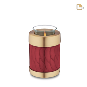 Kaarshouder Gemarmerd Rood