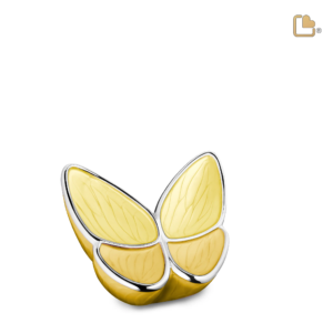 Mini Urn Gele Vlinder