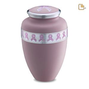 Grote Urn Roze Matzilveren