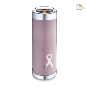 Medium Urn Roze Zilver
