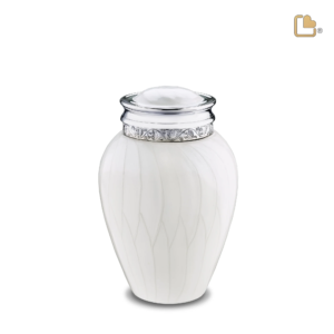 Medium Urn Witmarmer