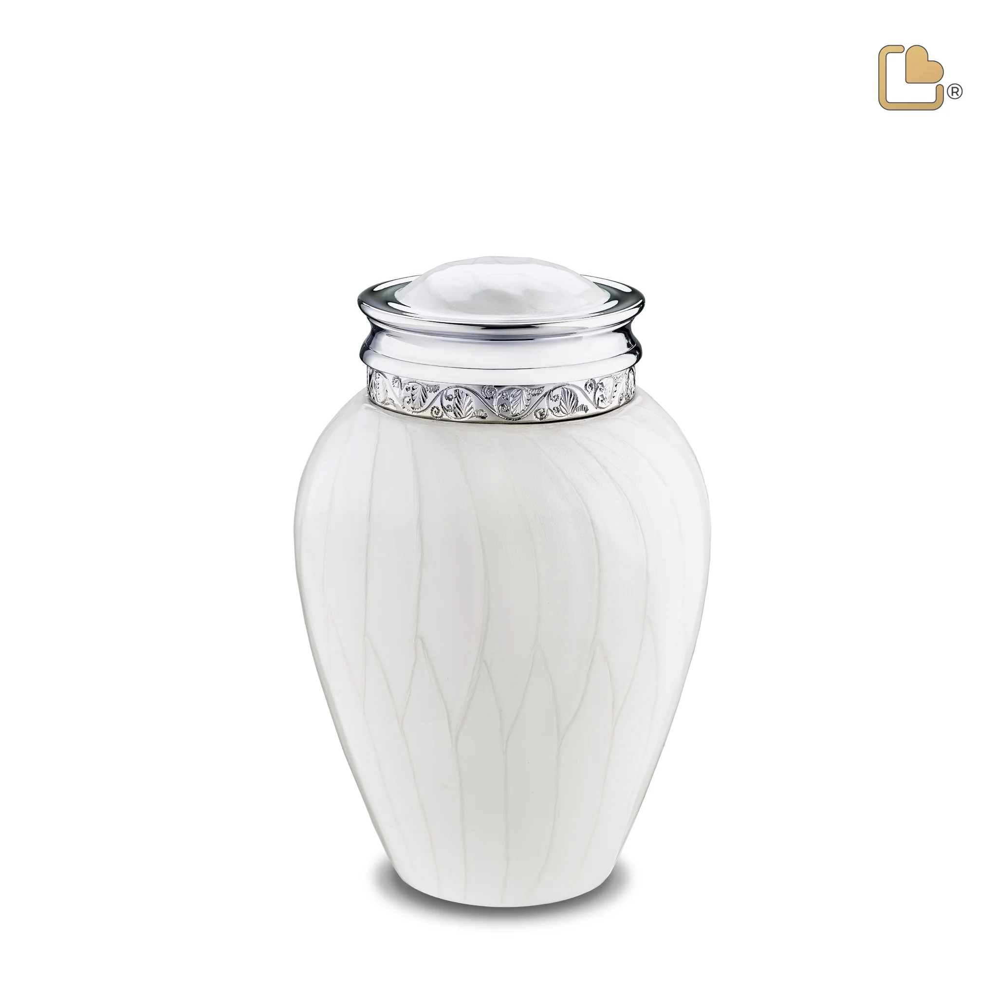 Medium Urn Witmarmer