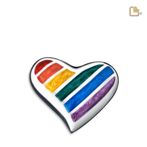 Mini Urn Regenboog Hart